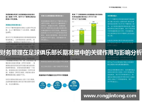 财务管理在足球俱乐部长期发展中的关键作用与影响分析